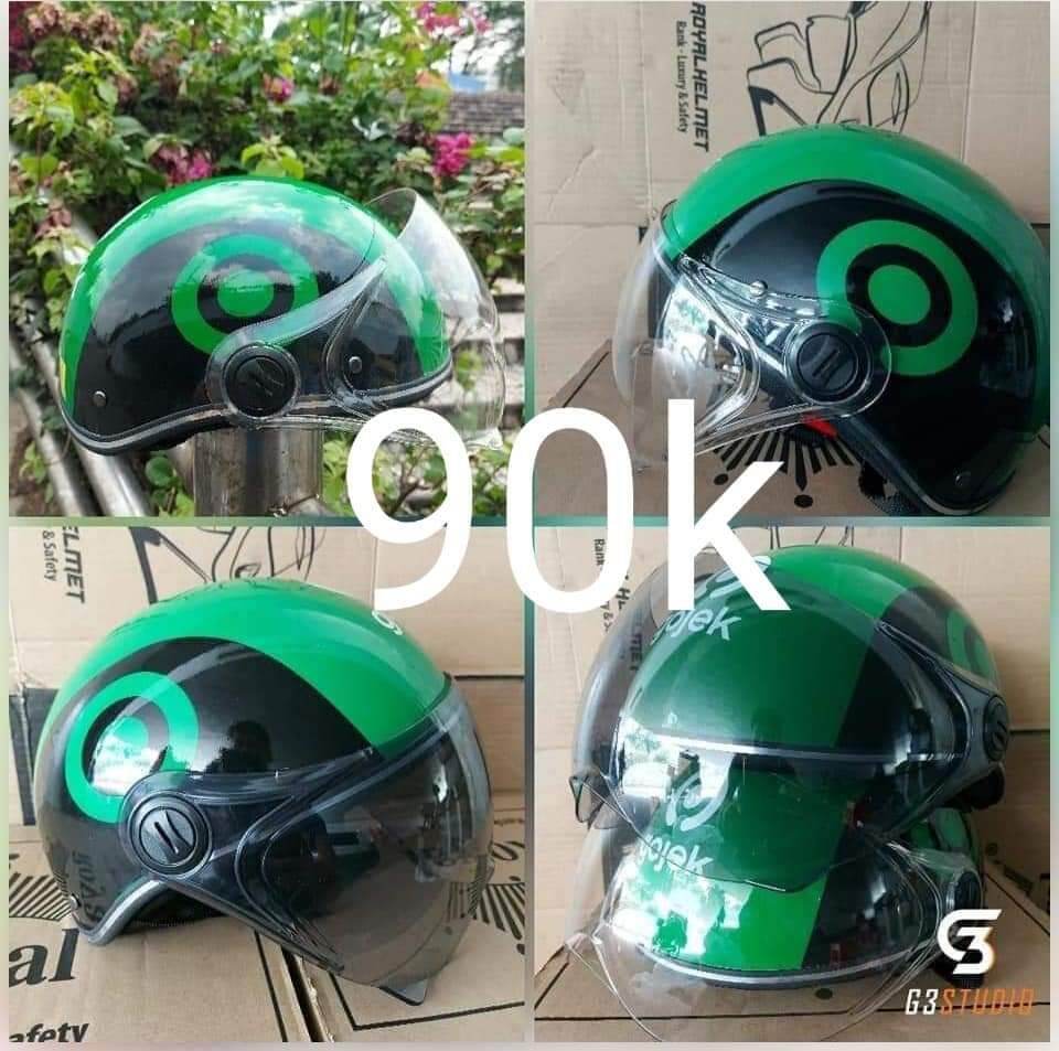 mũ bảo hiểm gojekk có kính