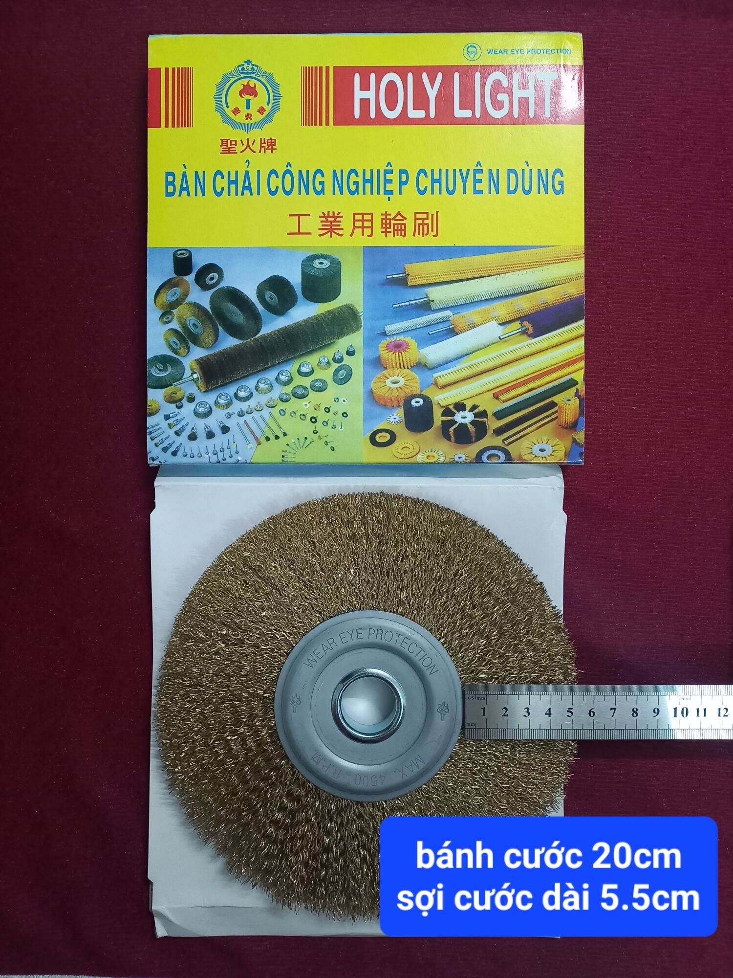 bánh cước đánh gỉ sét HOLY LIGHT