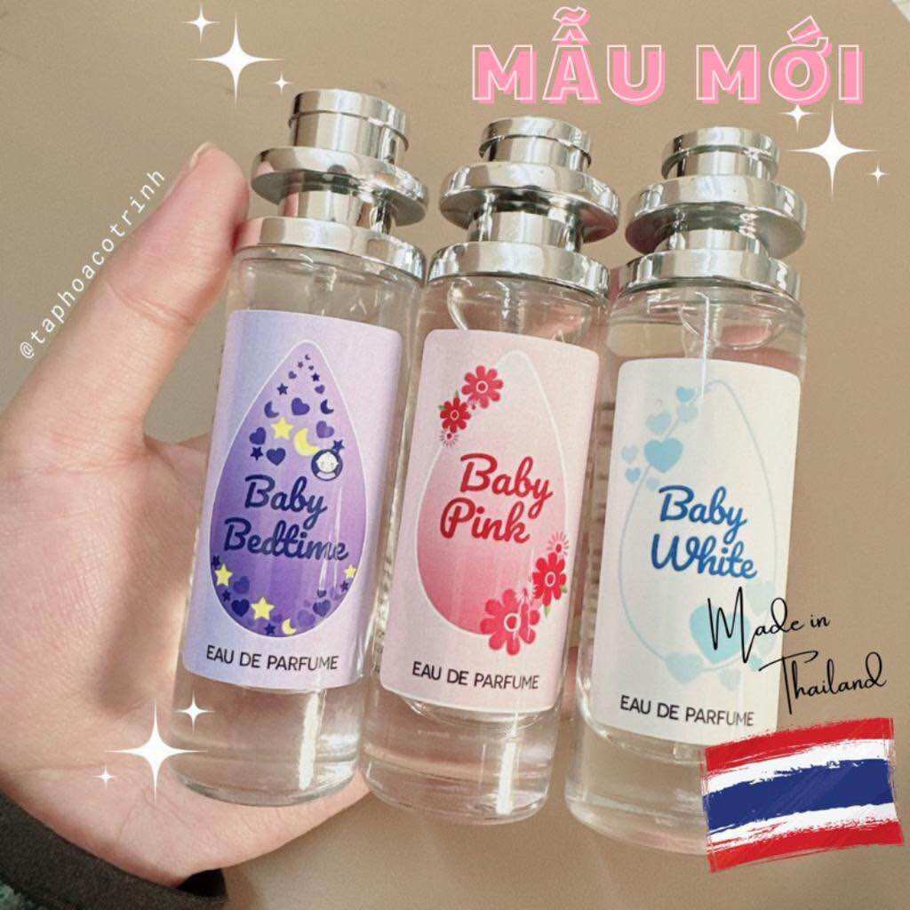 Nước hoa Thái Lan mùi phấn em bé hương thơm phảng phất dịu nhẹ - Hàng nội địa Thái