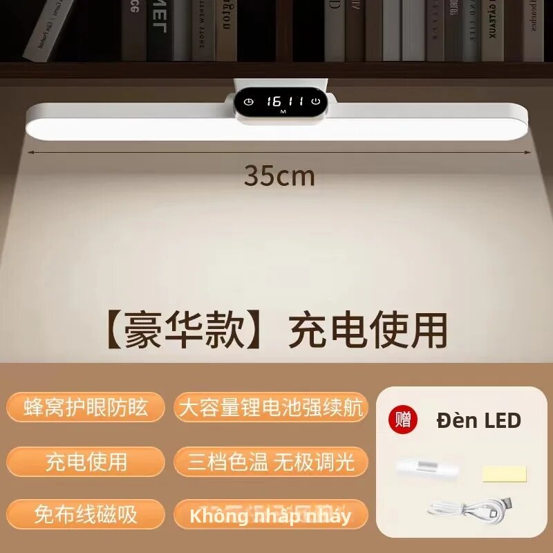 Đèn Bàn LED Hiện Đại Tối Giản Với Điều Khiển Cảm Ứng Và Hút Từ Tính Thiết Kế Đẹp Mắt Bảo Vệ Mắt Đèn Đọc Sách Dành Cho Học Sinh