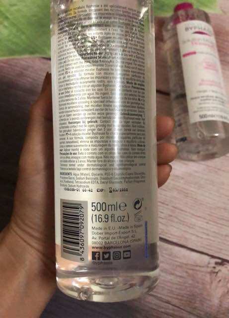Nước tẩy trang sạch sâu BYPHASSE 500ml