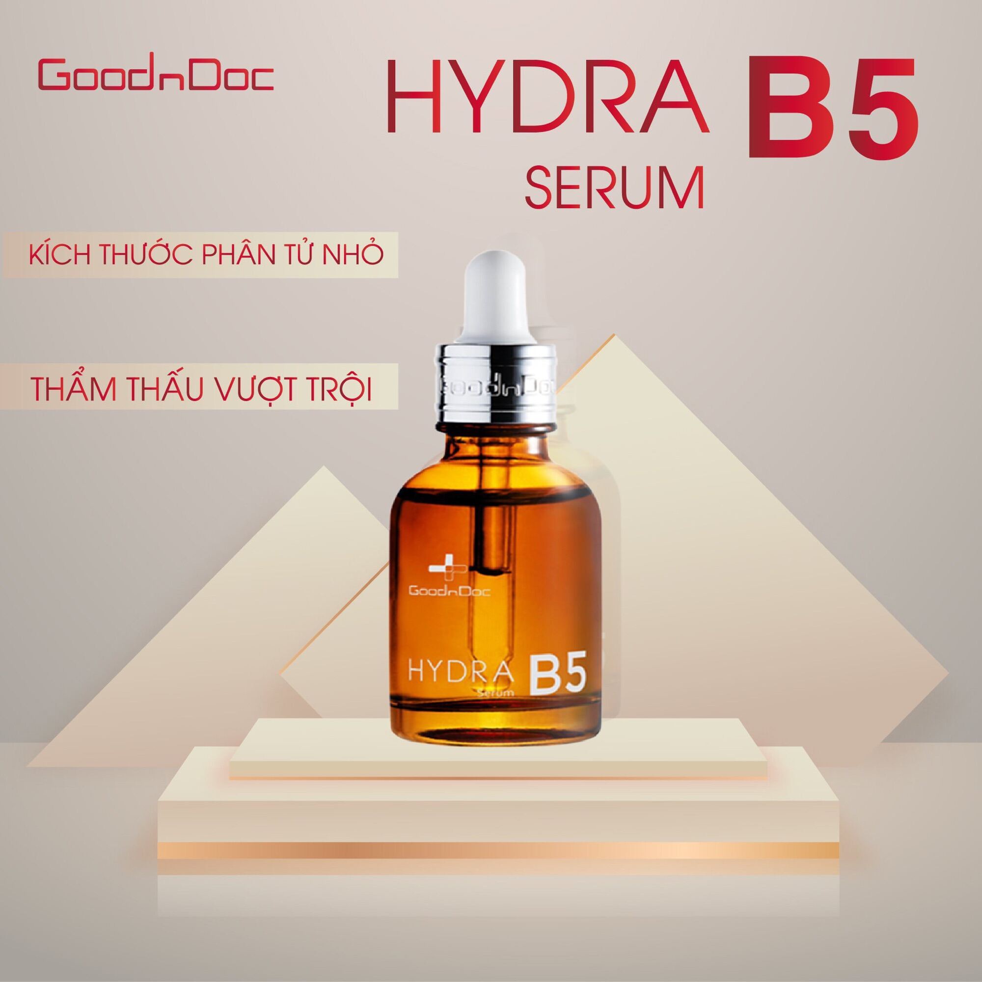 [Mẫu Mới] Serum Dưỡng Ẩm Chống Lão Hóa Goodndoc Hydra B5 30Ml