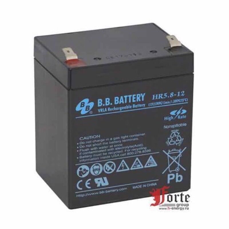 Ắc quy khô b.b.battery 12v-5ah - bp5-12fr