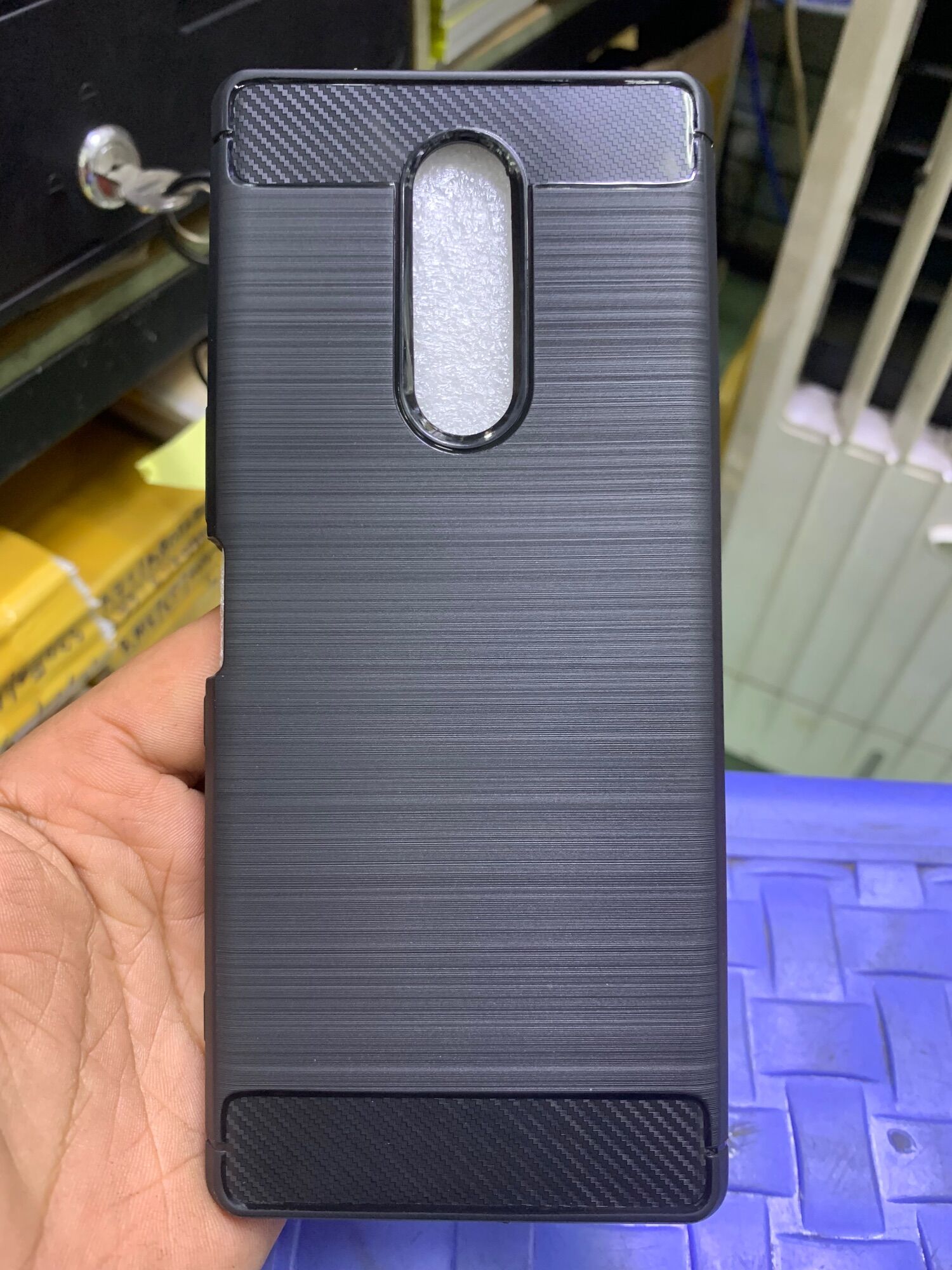 Ốp lưng Sony Xperia 1 dẻo đen hàng công ty