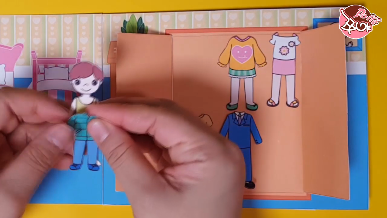 (BÚP BÊ GIẤY) GIA ĐÌNH BÚP BÊ GIẤY