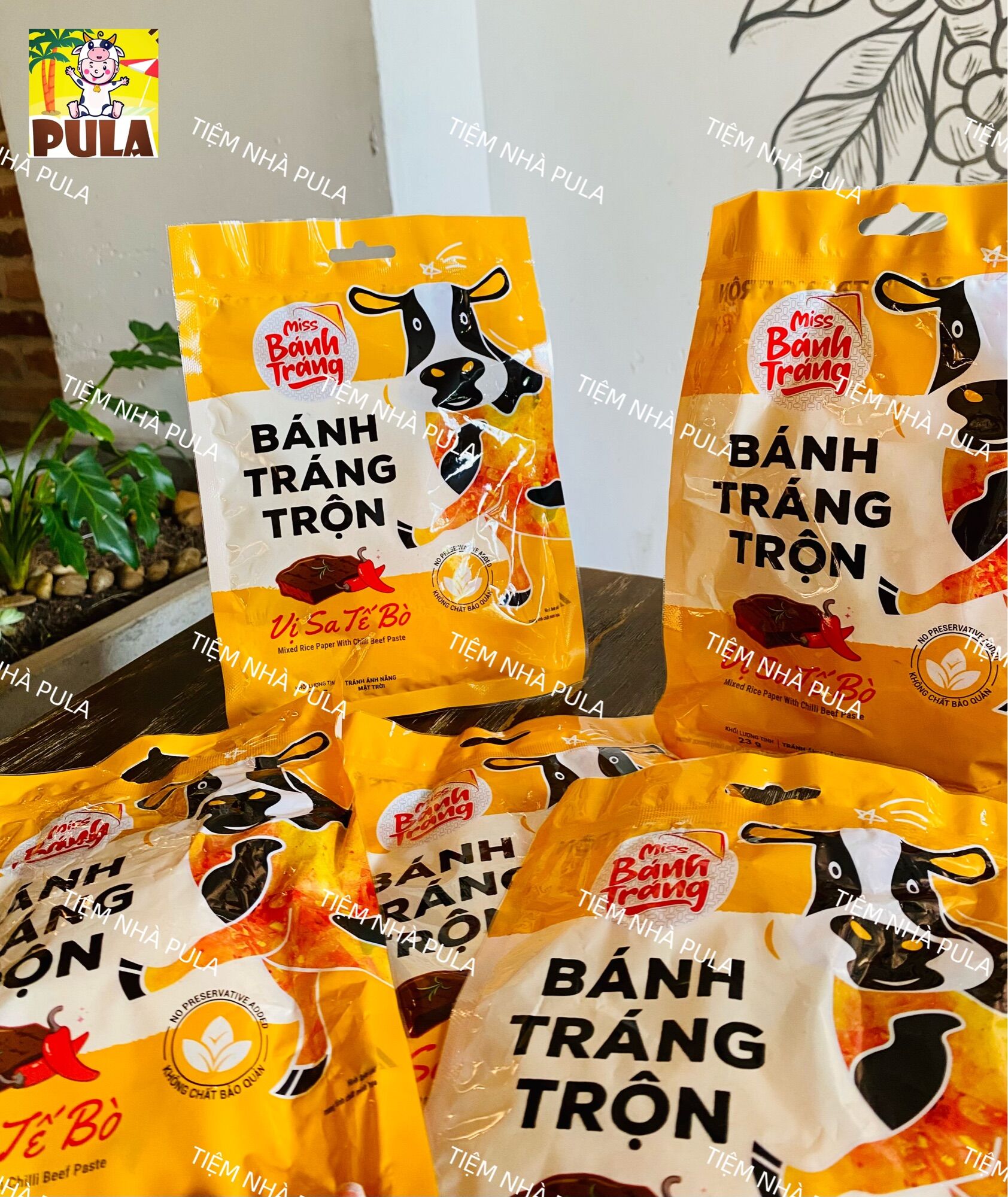 BÁNH TRÁNG TRỘN VỊ SA TẾ BÒ