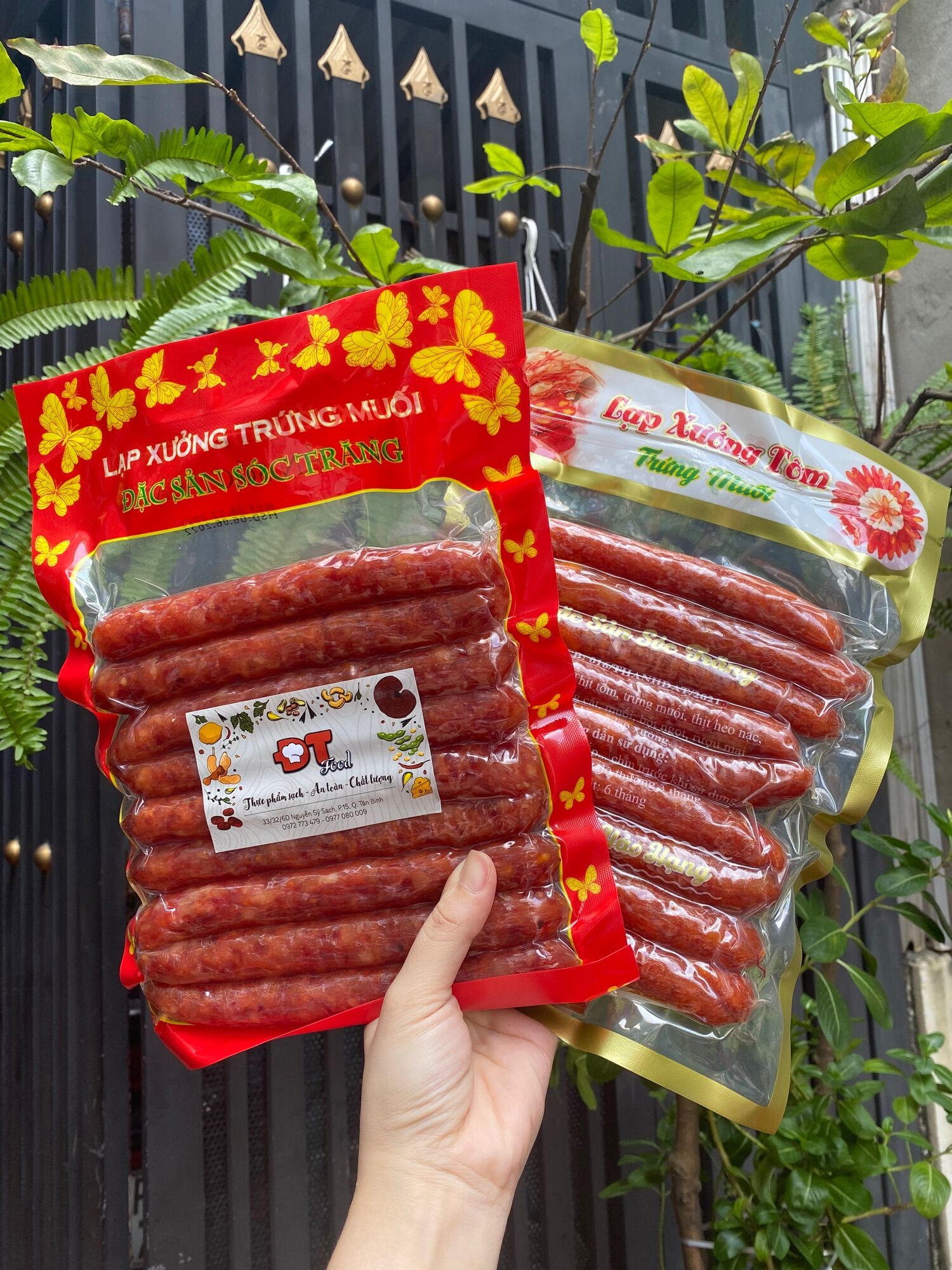 Lạp Xưởng Tôm Trứng Muối 500g