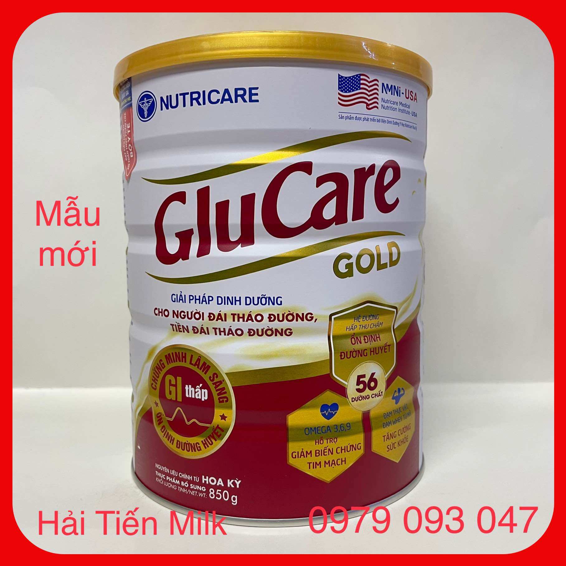 Sữa glucare gold lon 850g date:11/2025