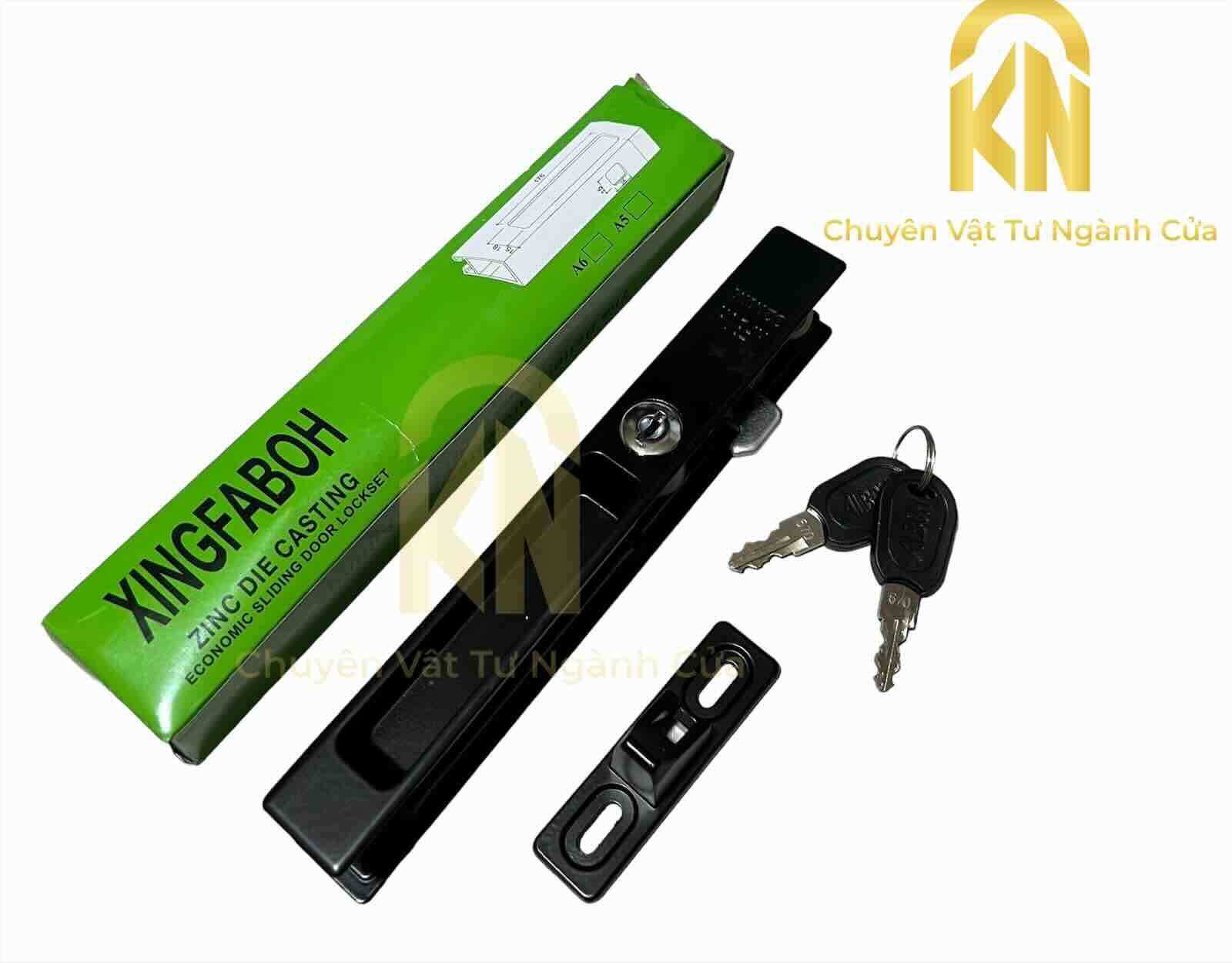 Khóa TB cửa lùa đi nhôm - khoá âm cửa lùa