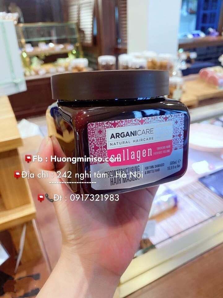 Ủ tóc Collagen Arganicare Pháp 500ml