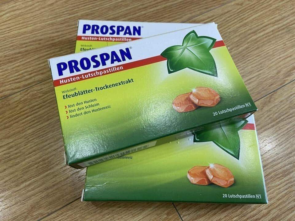 Viên Ngậm Prospan thông phổi tiêu đờm