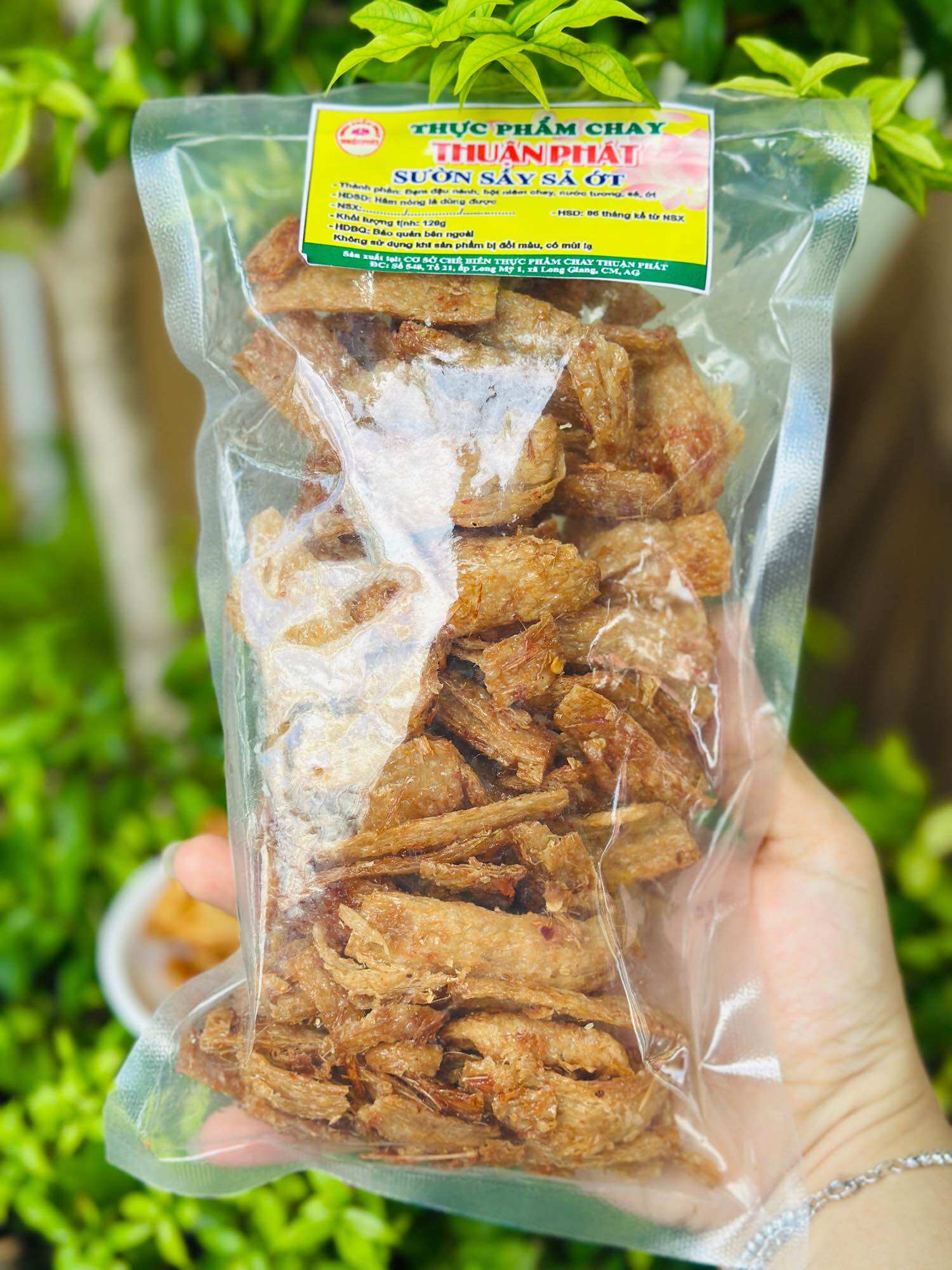 Sườn sấy sả ớt Thuận Phát 120g/ hàng chế biến sẵn/TPC AN TUỆ