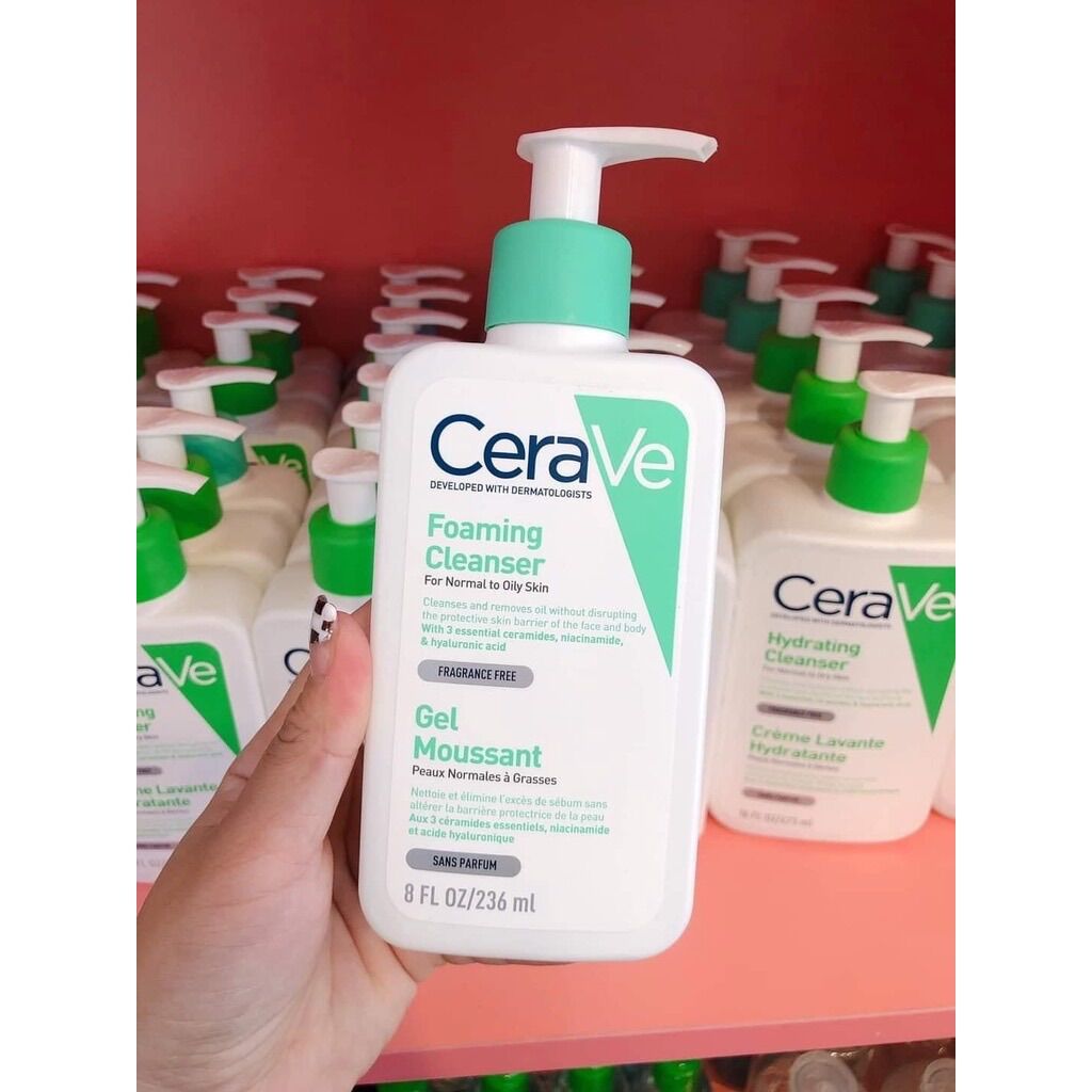 [GIÁ HỦY DIỆT] Sữa rửa mặt Cerave Foaming Facial Cleanser 236ml