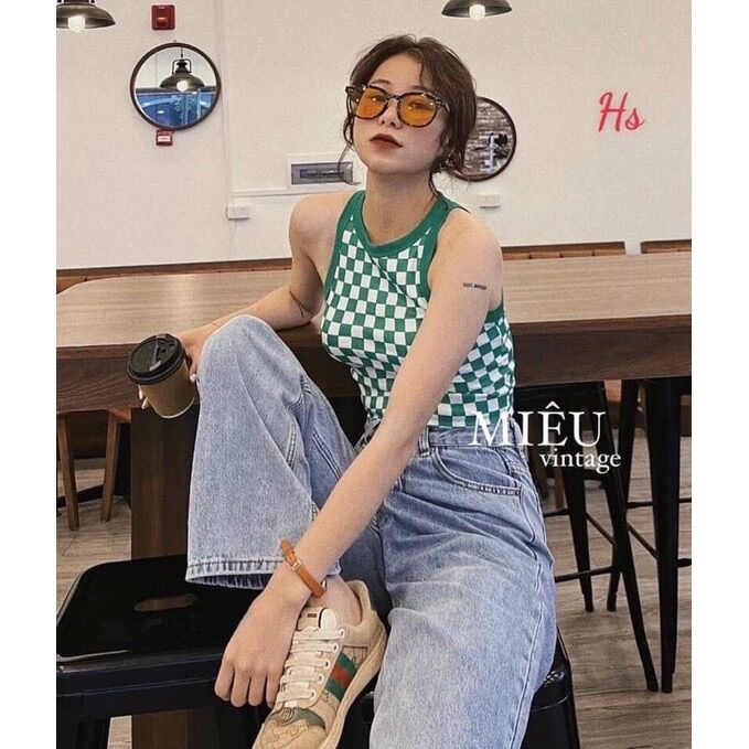 Áo croptop caro siêu xinh xắn CR5