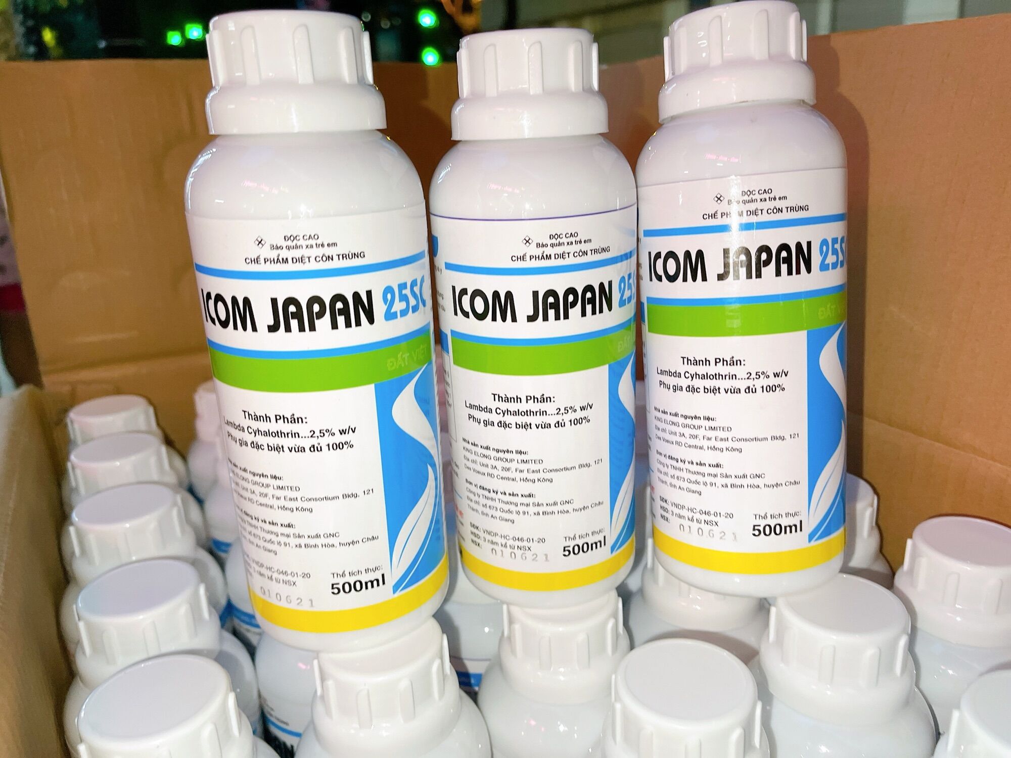Chế phẩm diệt muỗi và côn trùng icomjapan chai 500ml