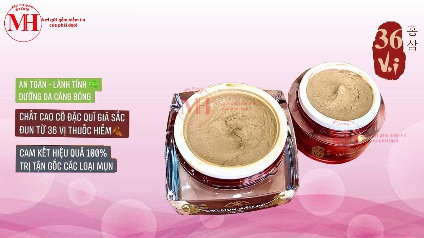Cao Mụn Sâm Đỏ 36 vị ( chính hãng)