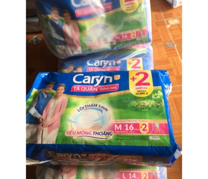 Tã quần caryn M16 loại mỏng nhẹ