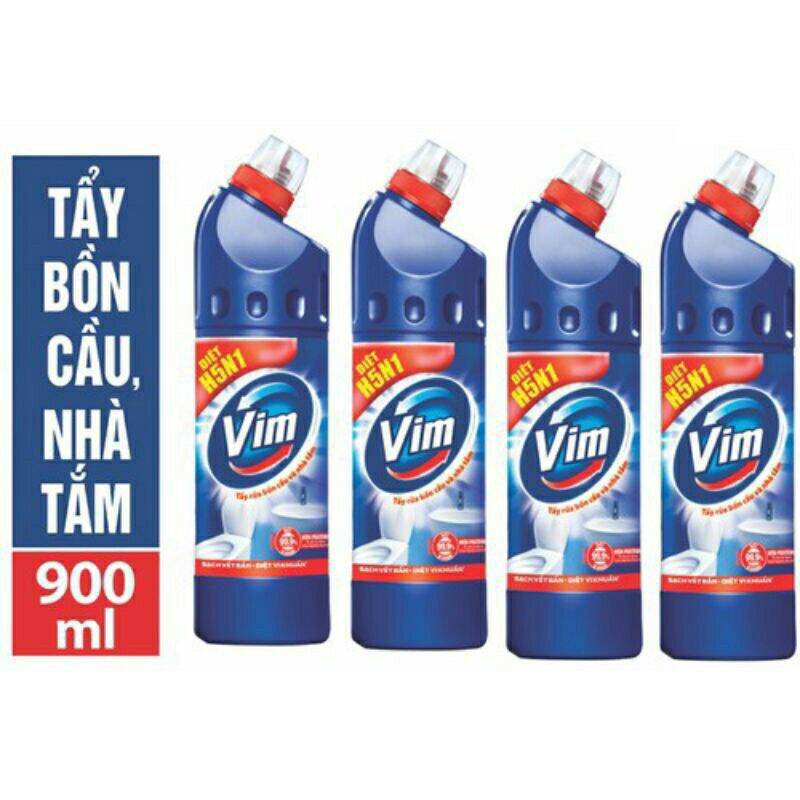 TẨY BỒN CẦU NHÀ TẮM VIM 900ML