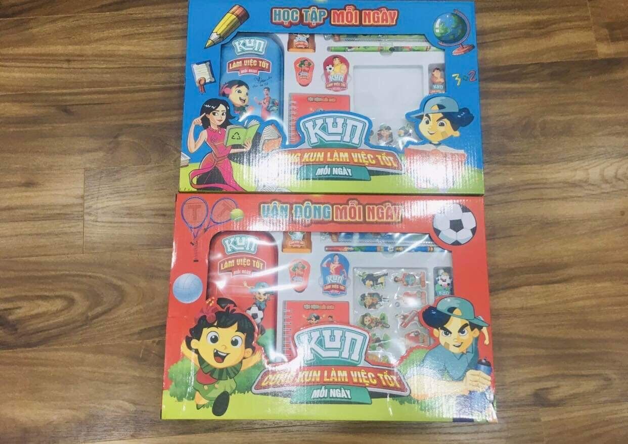 Bộ đồ dùng học tập Kun