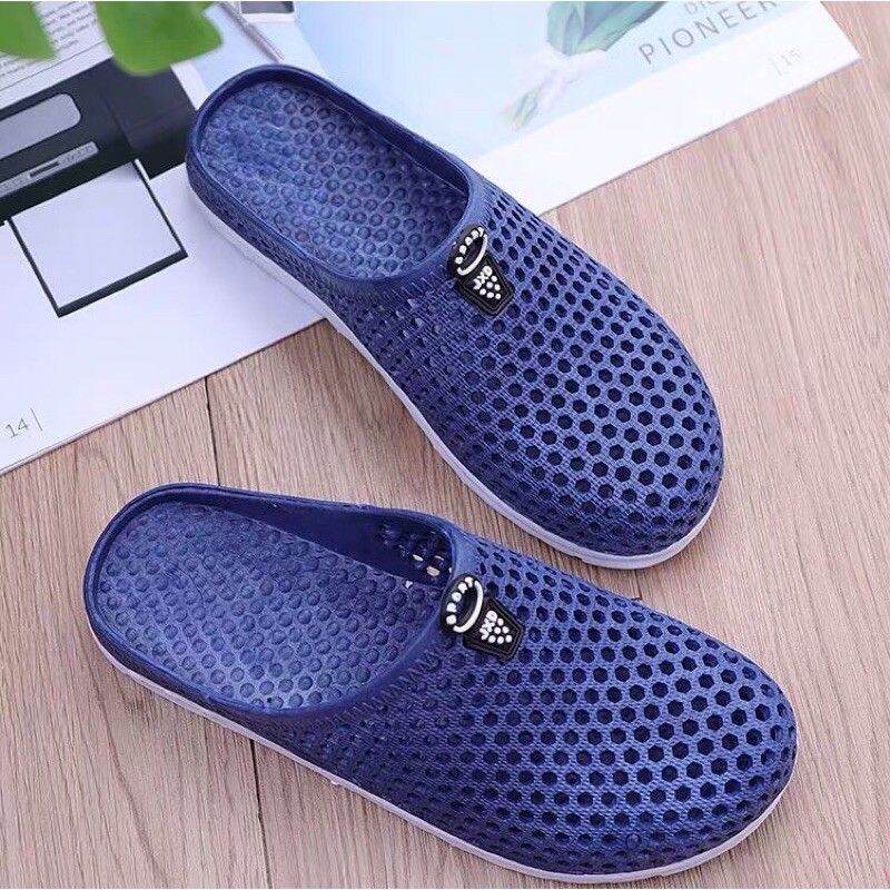 Sục nhựa dẻo Nam Nữ đi trong nhà siêu êm chân phong cách Hàn Quốc SUC003