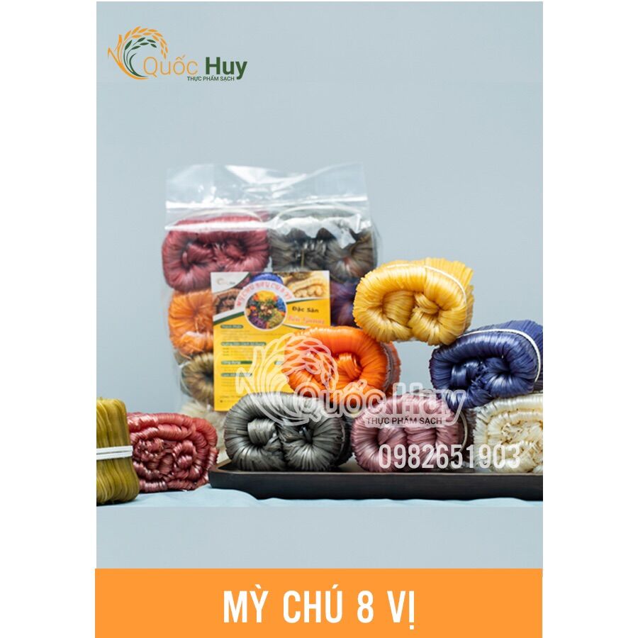 Mỳ chũ rau củ 8 vị Eat healthy Túi 1kg