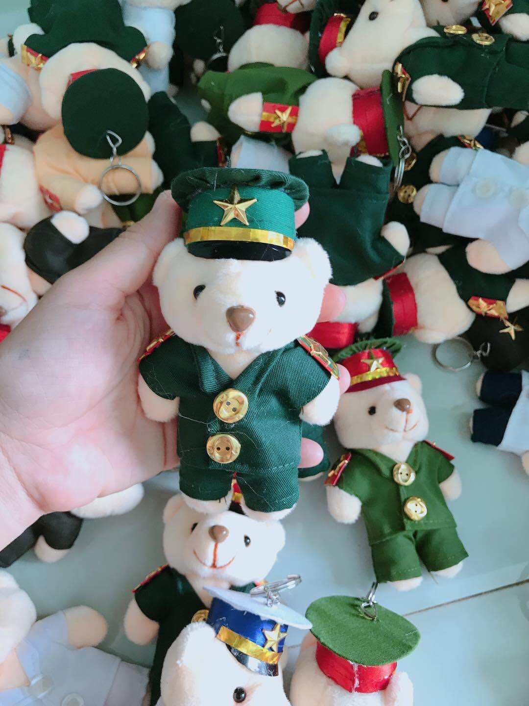 Móc khoá bộ đội công an