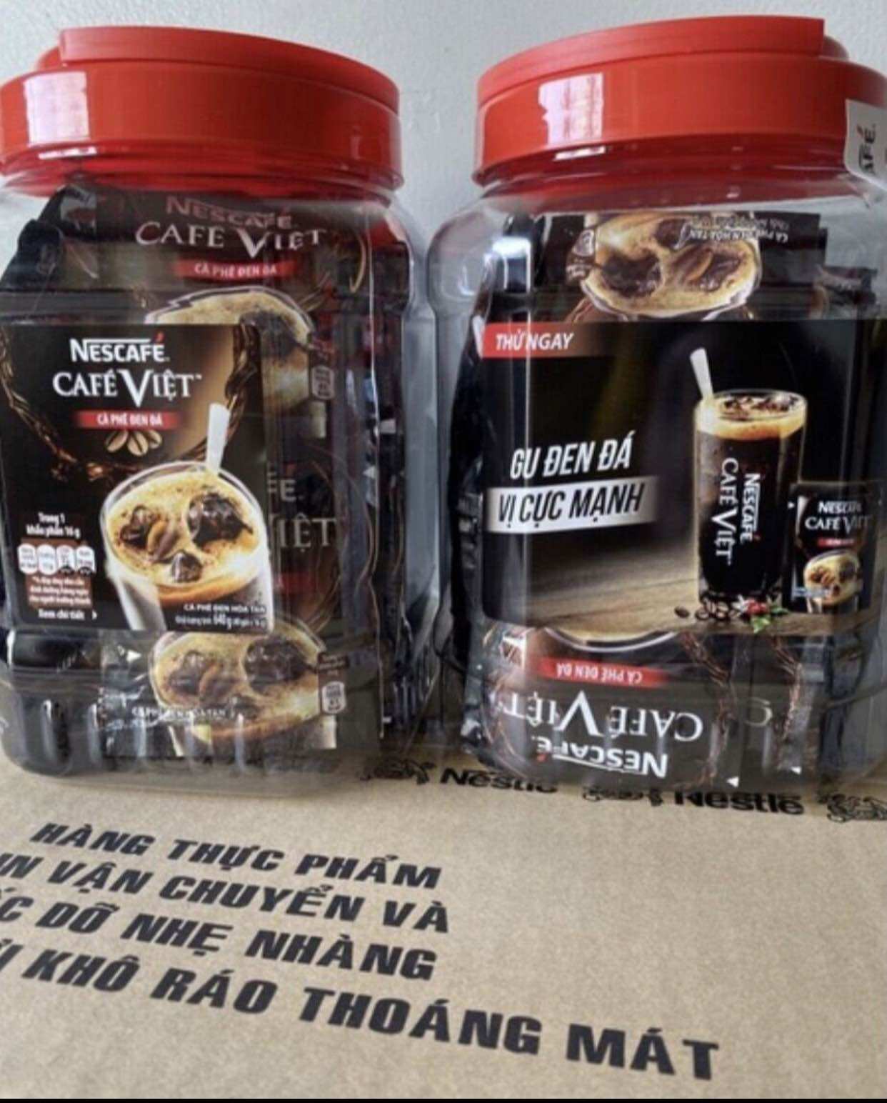 Cà phê Việt đen đá - Bịch 35gói + Tặng Sữa đặc 380g