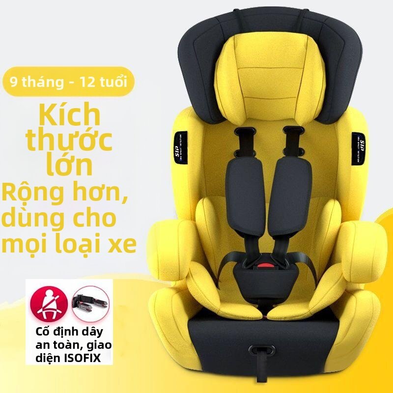 BONINGYU | Ghế Ô Tô Dễ Mang Cho Bé Từ 9 Tháng Đến 12 Tuổi Có Thể Ngồi Và Nằm