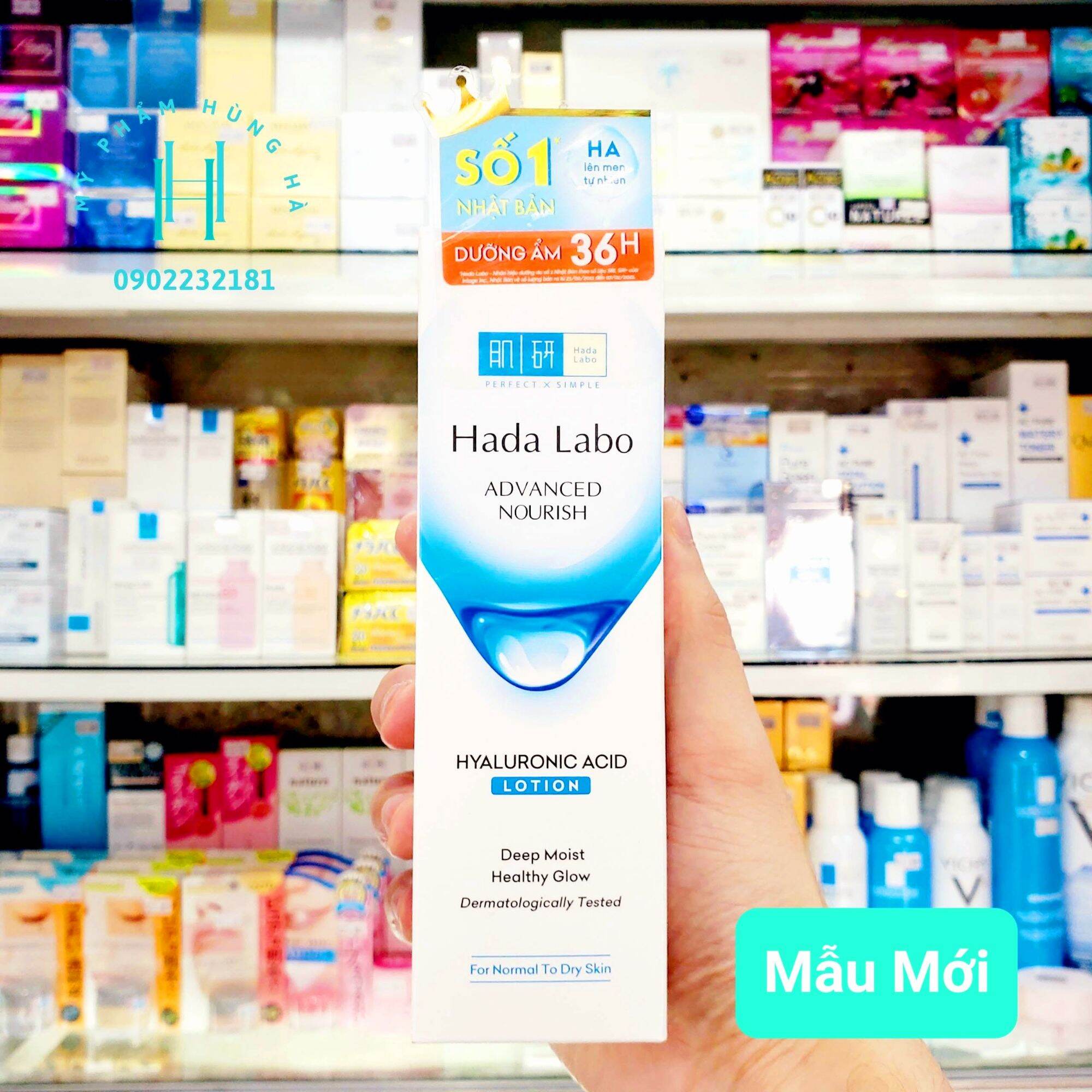 Lotion Hada Labo, dung dịch dưỡng da, dưỡng ẩm chuyên sâu, dành cho da thường Hada Labo Advanced Nourish Hyaluron 170ml