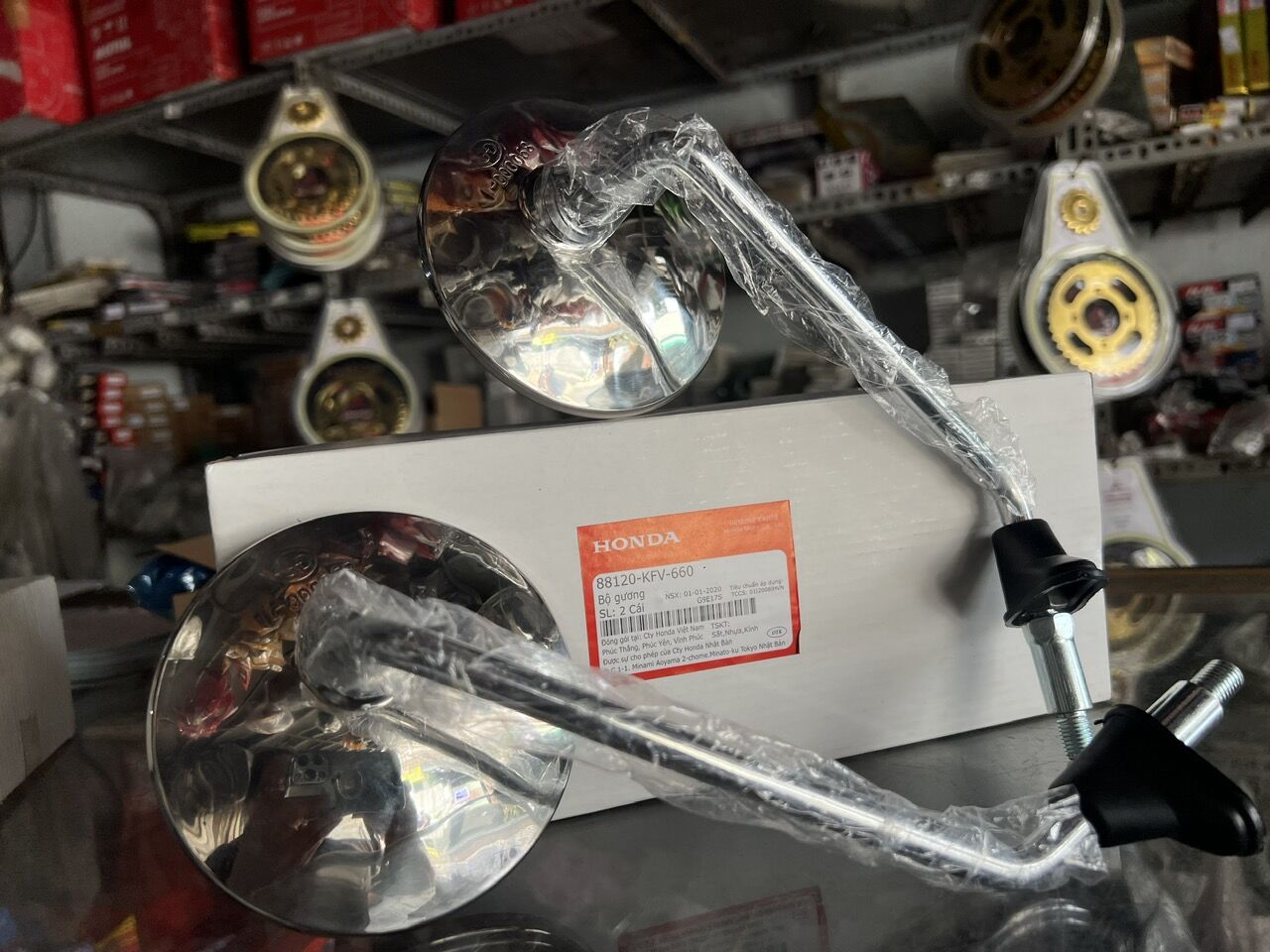 Cặp gương chiếu gậu honda SH mode