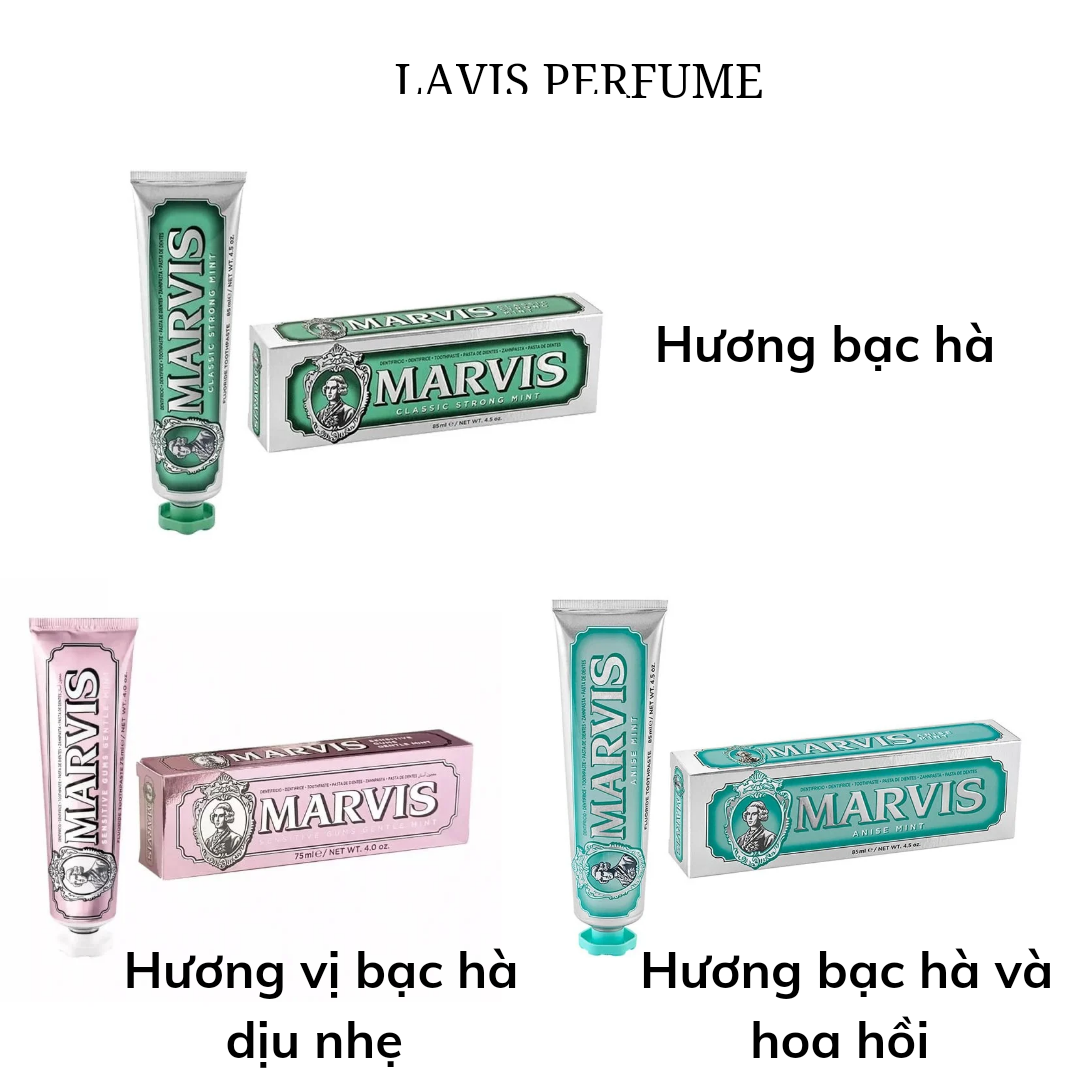 Kem Đánh Răng Cao Cấp Marvis 85ml