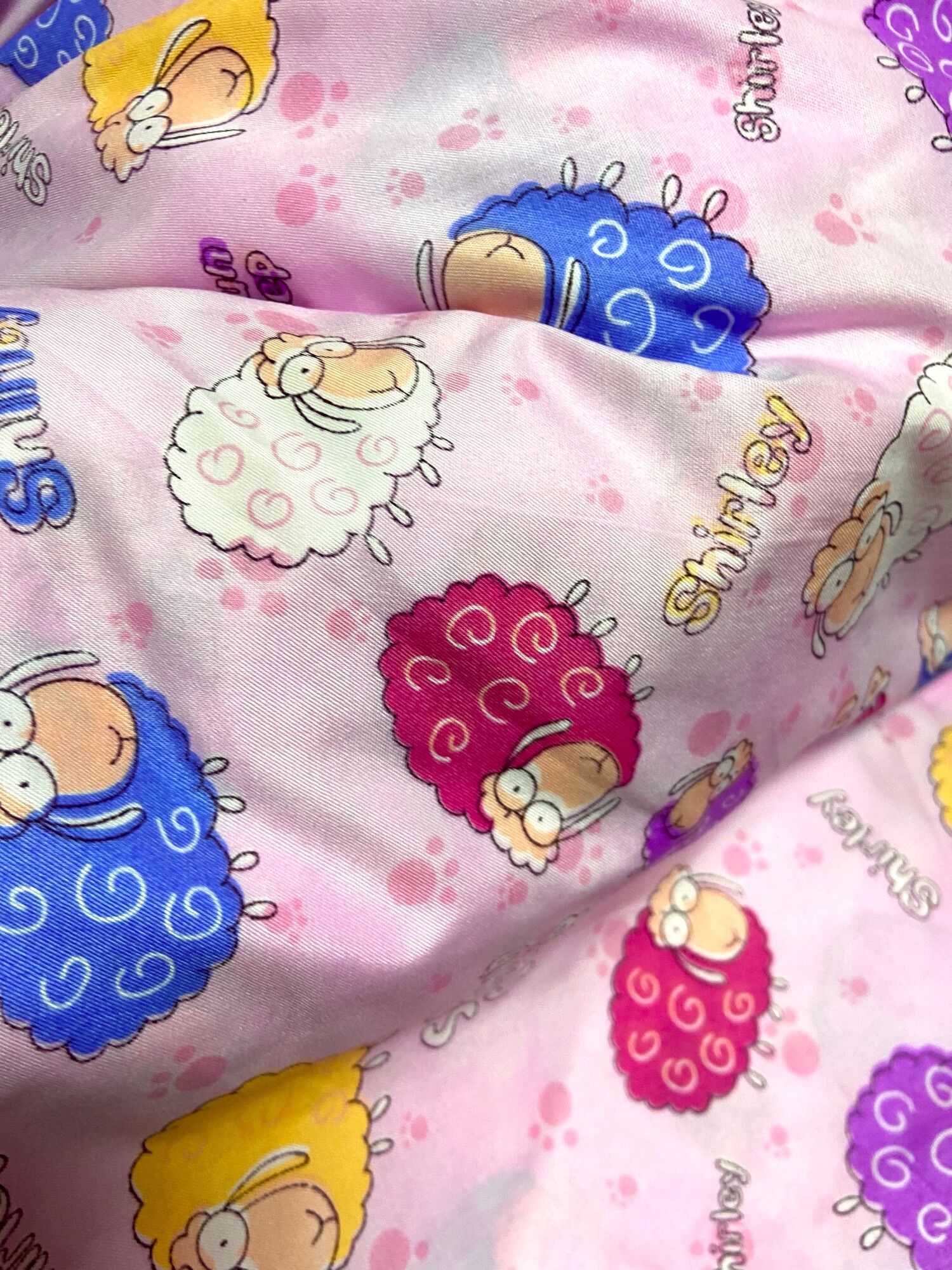 Sale 80cm vải lụa mềm chấm bi tập may bộ bé khổ 1m5