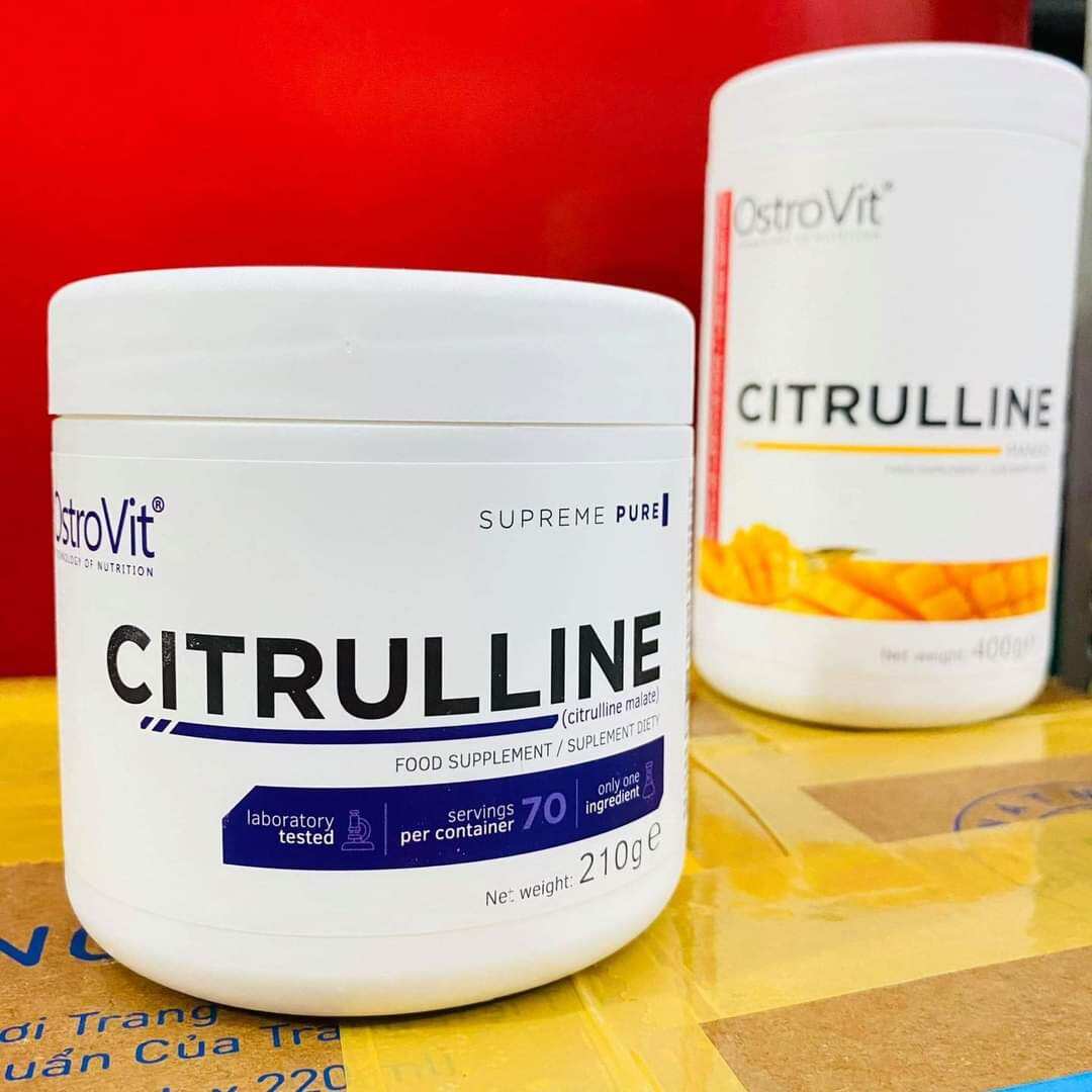 Ostrovit Citrulline Preworkout Pump Cơ Cực Đỉnh 70 Serving
