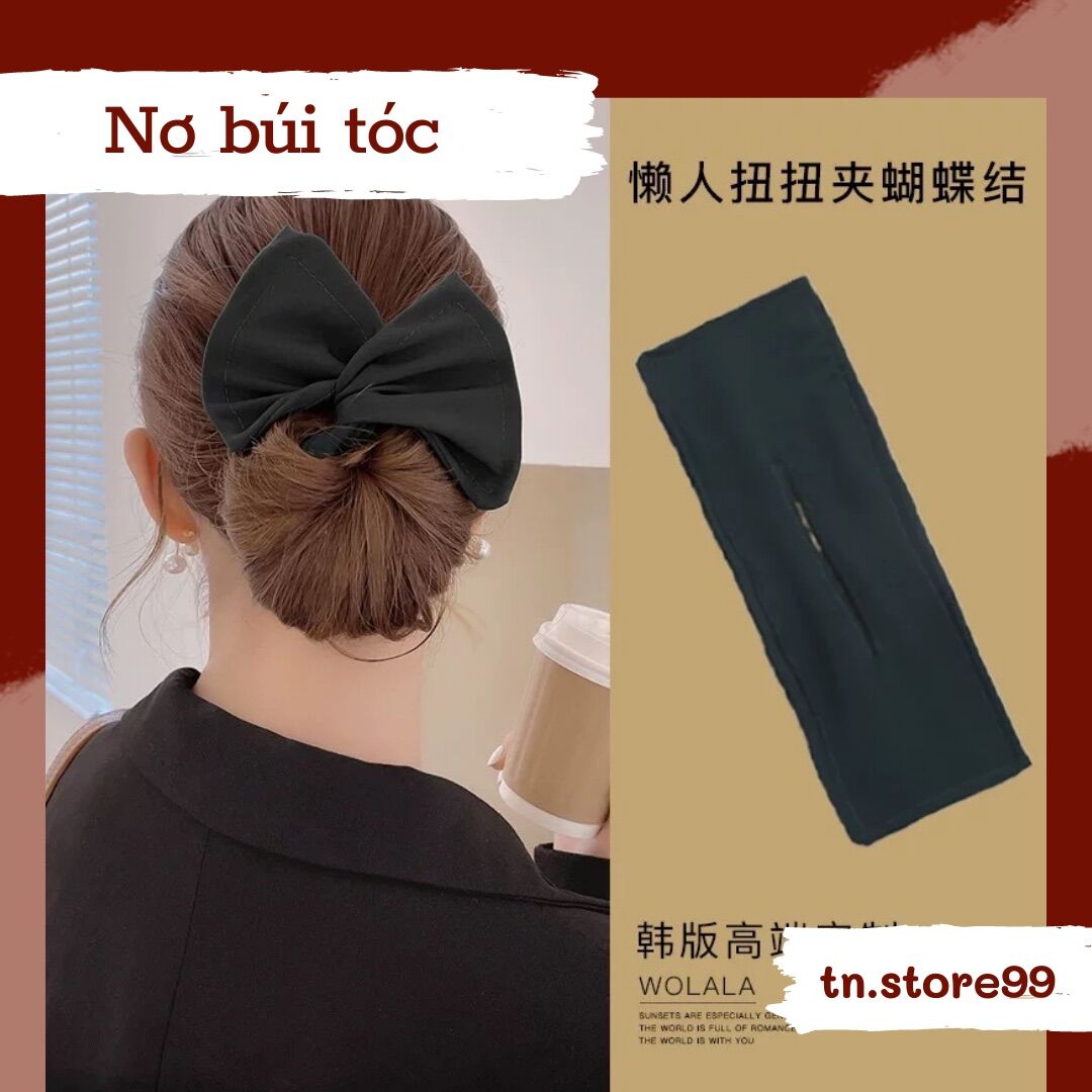 NƠ VẢI BÚI TÓC QUẤN KẼM