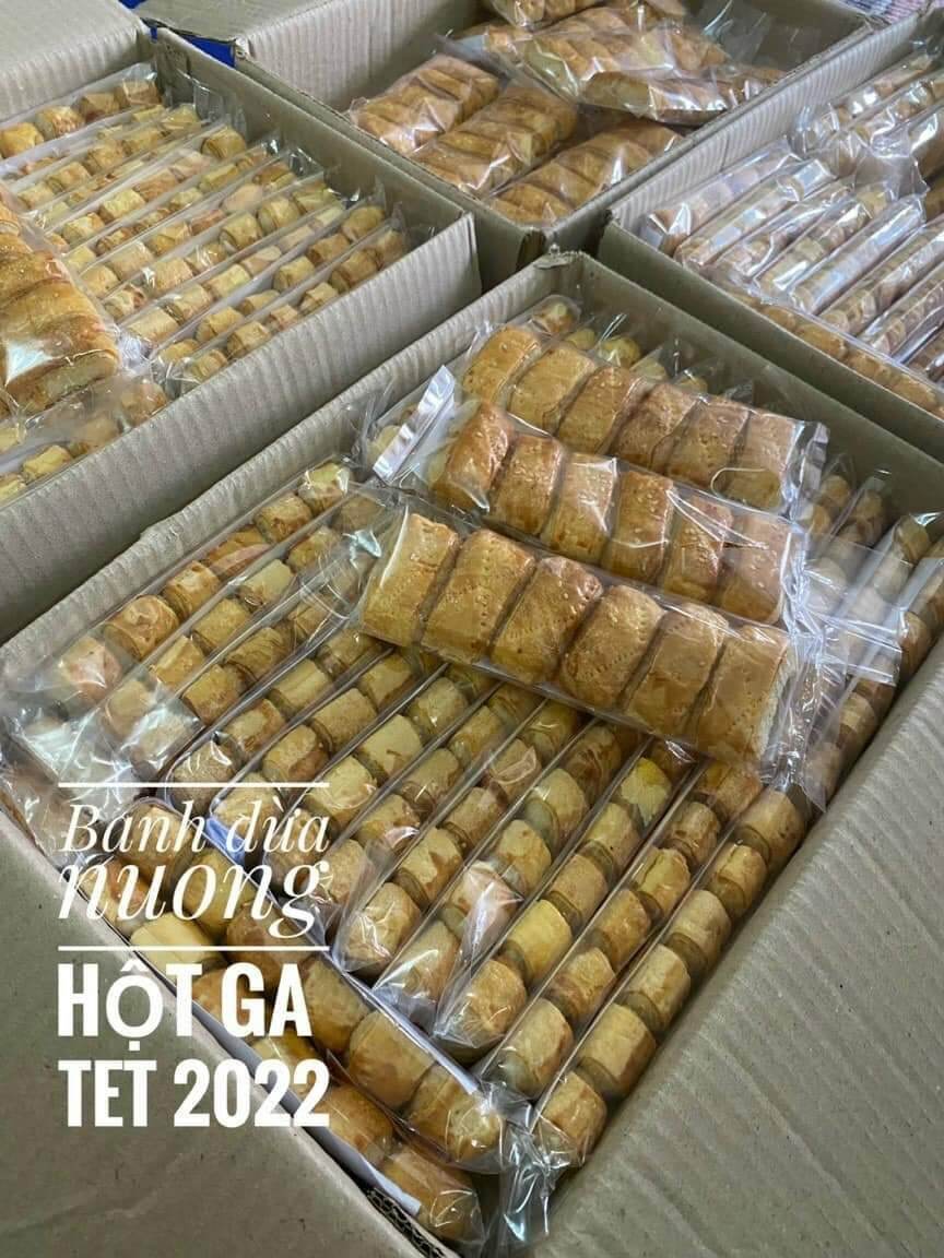 Bánh dừa nướng bơ hột gà 2 bịch (12c)
