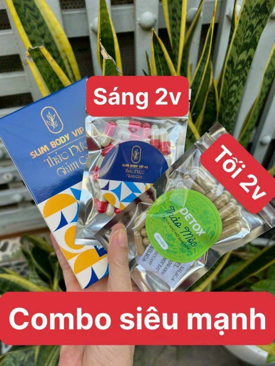 Giảm cân Slim Body Vip X3 giảm siêu tốc thái lan liệu trình 30ngày