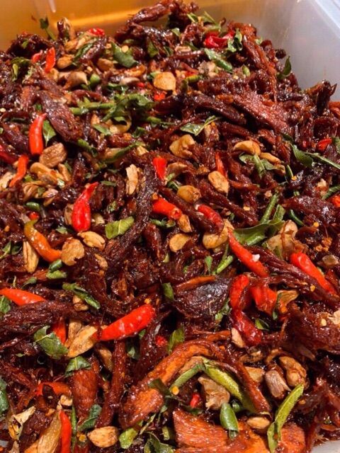Khô Bò Đập Lá Chanh 250gr