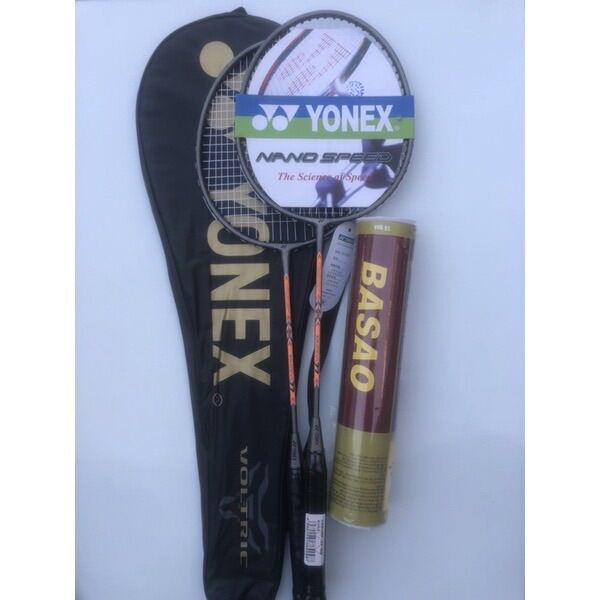 Bộ 2 vợt cầu lông Yonex hàng chính hãng- tặng kèm quả cầu xịn