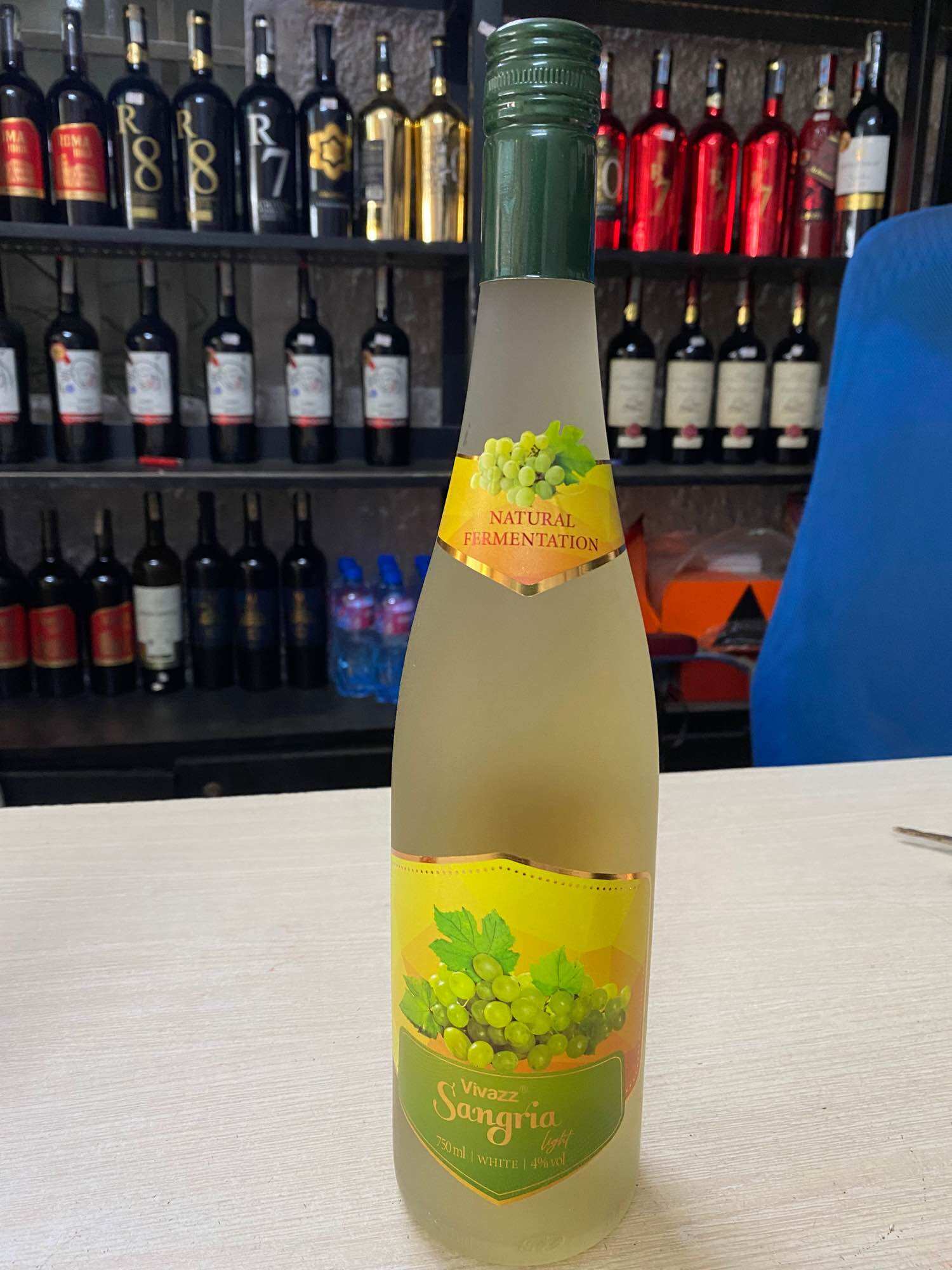 Nước Trái Cây Lên Men VIVAZZ SANGRIA LIGHT 4% 750ml- Vị Nho Trắng