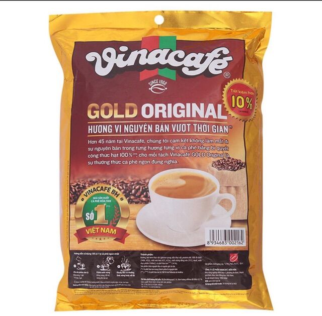 Combo 2 Bịch Vinacafe Thơm Ngon Rẻ (40 gói x 20gam) DATE MỚI
