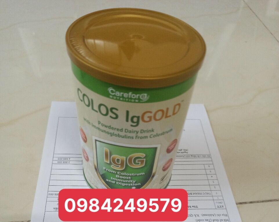 Sữa non Colos lgGold sữa non hàng chính hãng care fore nutrition global. 450g/hộp.