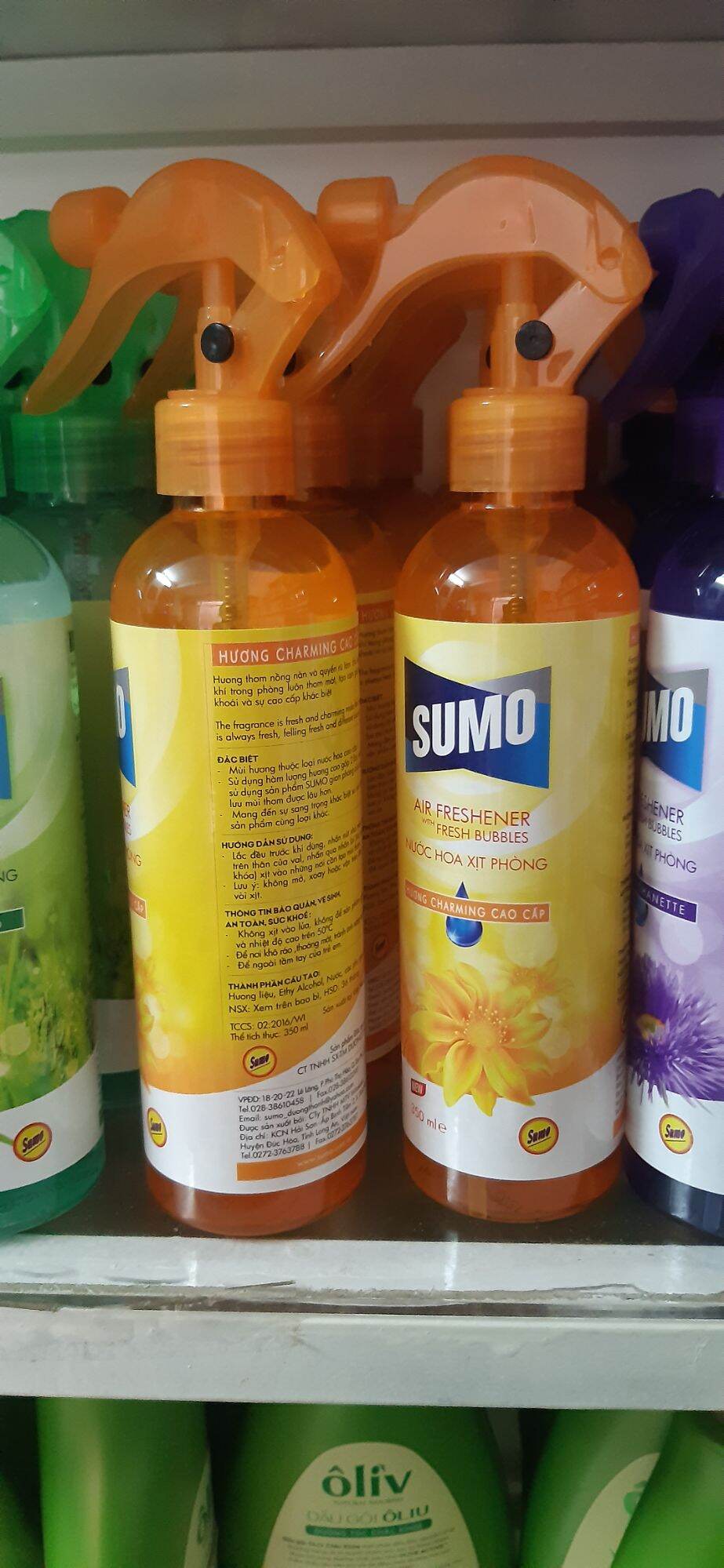 Nước hoa xịt phòng SUMO hương charming cao cấp 350ml