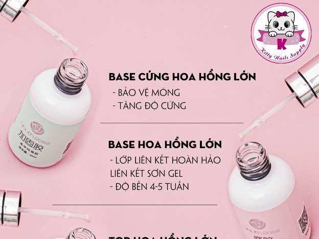 Base top hoa hồng chính hãng chai 20ml