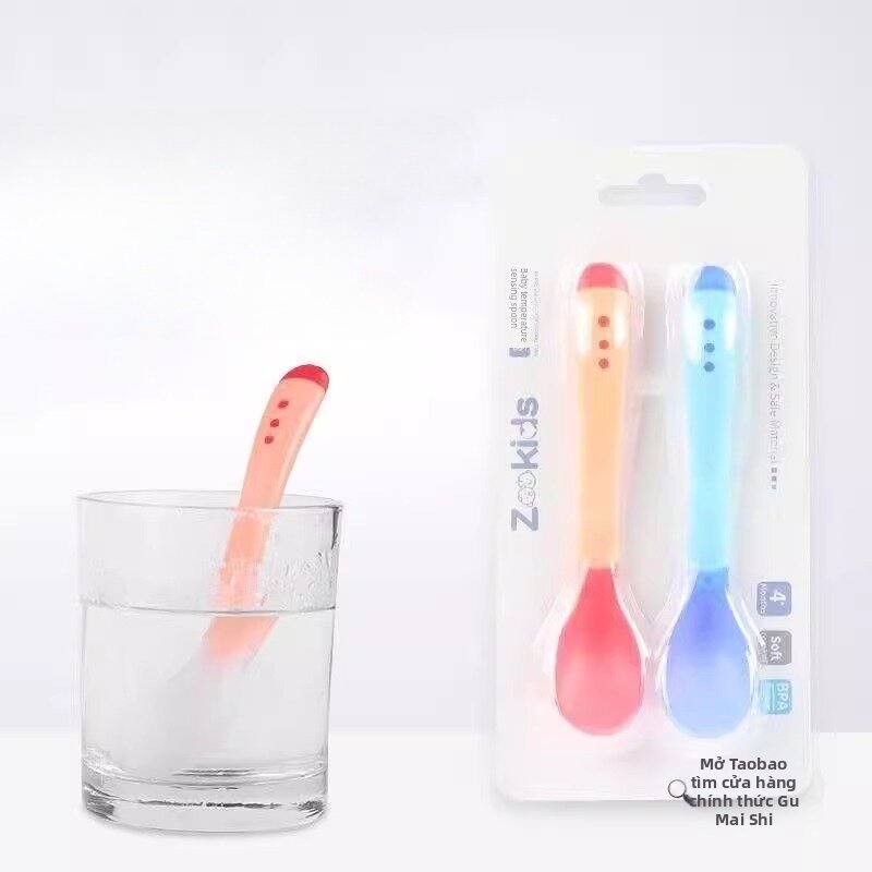 gumahus | Temperature Sensing Anti-scald Baby Feeding Spoon - Thương hiệu gumahus Giá 144,000 Đồng*Miễn phí vận chuyển