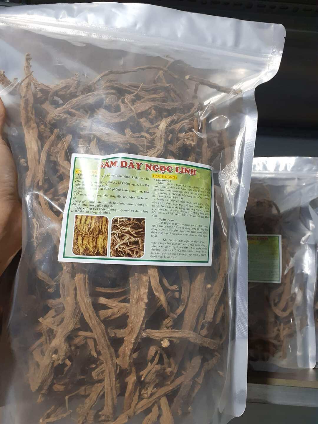1kg sâm dây ngọc linh kon tum thơm phức