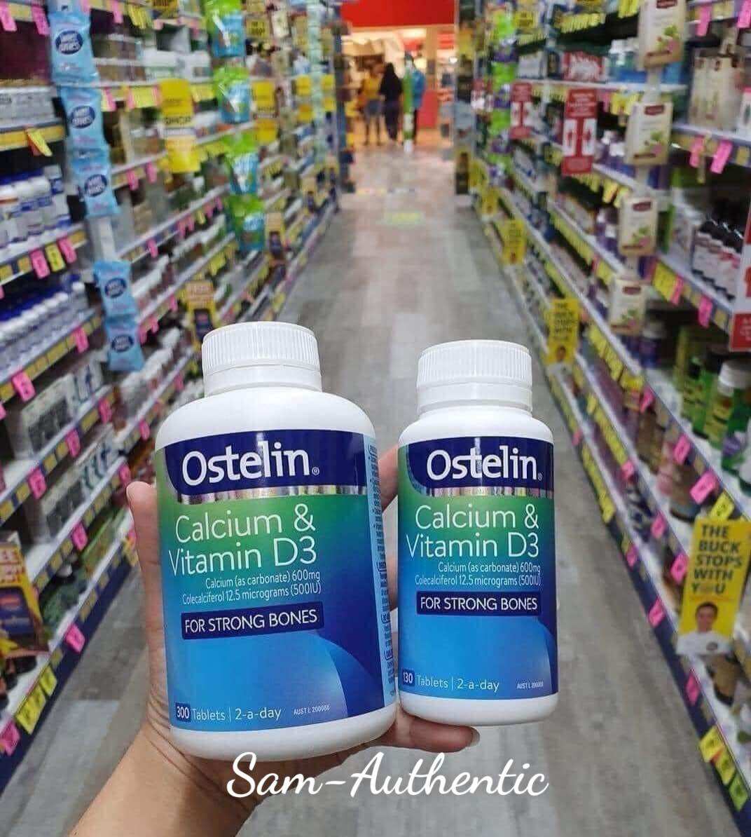 Viên uống Canxi bầu Ostelin 130 viên hàng nội địa Úc