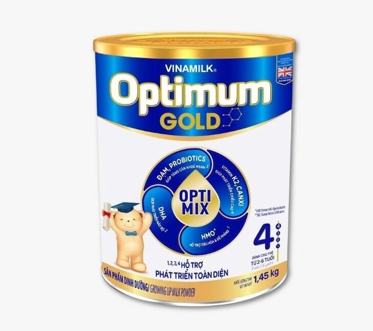 Sữa bột vinamilk optimum gold 4 1450g