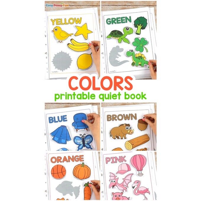 Sách HỌC LIỆU bóc dán màu sắc Color busy book - Đồ chơi giáo dục sớm cho bé