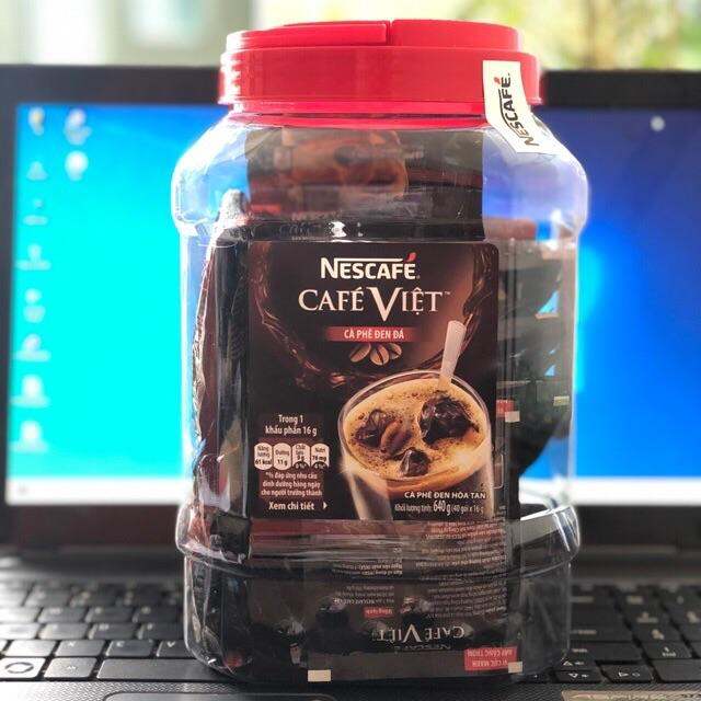 Cà phê hoà tan NESCAFE CAFE VIỆT - Cà phê hoà tan (hũ 40g x 16g)