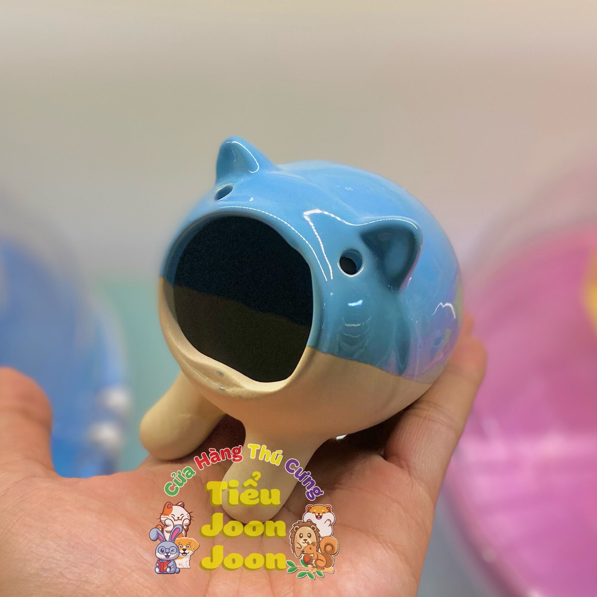 Nhà ngủ sứ Hamster 𝐌𝐢𝐜𝐤𝐞𝐲 - 𝐇𝐞𝐨 𝐱𝐚𝐧𝐡 🐹